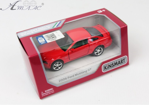 Машинка Kinsmart Ford Mustang GT спорт 2006 год KT5091W*