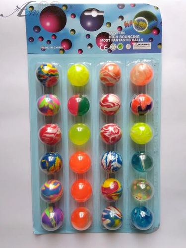 Іграшка М'яч стрибунець 3 см кольоровий 00252