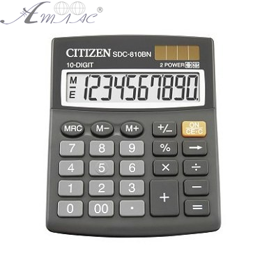 Калькулятор Citizen SDC-810 NR наст. 10разр,  125*100мм