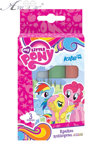 Олівці кольорові Kite "My Little Pony" 3 шт 8 см LP17-077