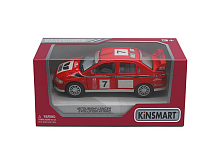 Машинка модель Kinsmart, Mitsubishi Lanser, спорт, червона KT5048W