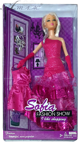 Кукла Sofia с платьем 29 см 7720