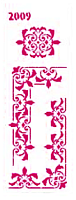 Трафарет для декора мягкий, самоклеящийся № 2009 ТМ-2009