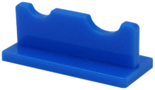 Підставка під два пензлика, Синий пластик AS-0054