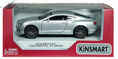 Машинка Kinsmart Bentley Contin. GT Speed 2012 KT5369W