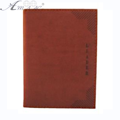 Ежедневник недатированный А6 Leader кожзаментель, коричневый 08-N8-A6, 140520