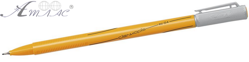 Ручка капиллярная Rystor № 4 Серый светлый 0,4 мм RC-04