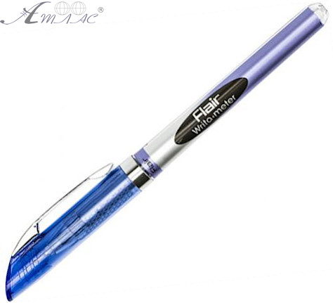 Ручка шариковая Flair Writo-meter 10 км синяя 743