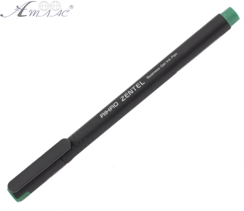 Ручка гелева Aihao AH-8620 зелена 0,5 мм