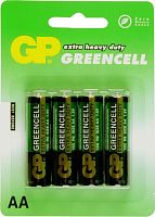 Батарейка пальчиковая AA LR6 GP Greencell 15GEB-2S4