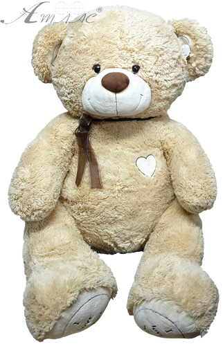 Іграшка М'яка Велика Ведмедик 90 см світло-коричневий Масяня S-JY4505/90SK