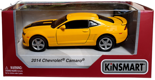 Машинка Kinsmart Chevrolet Camaro 2014 рік KT5383W і WFR 911