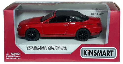Машинка Kinsmart Bentley Contin. SC, кабриолет  KT5353W фото 2