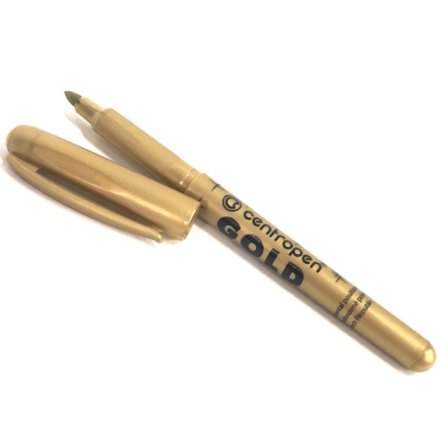 Маркер декоративный, сentropen gold 2690/12 золото