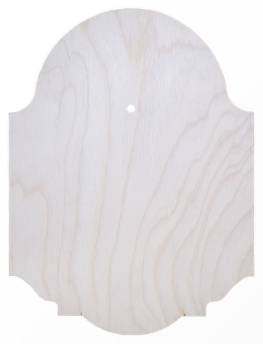 Основа для часов из фанеры 4 мм № 9 Фигурная с циферблатом сверху 25 x 33 см AS-4558, В-0171 Основа для часов из фанеры 4 мм № 9 Фигурная с циферблатом сверху 25 x 33 см AS-4558, В-0171