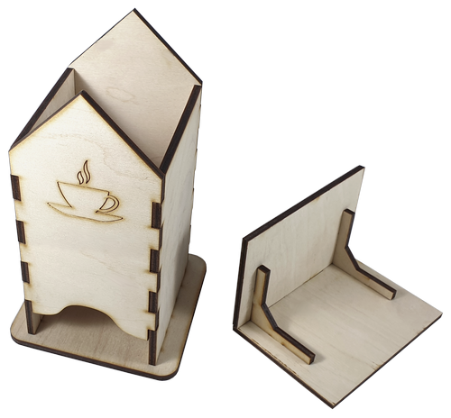 Домик для Чая с чашкой 10 х 10 х 18 см AS-4238, F-0102 фото 2