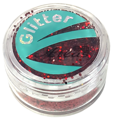 Блестки (Глиттер) большие Голографические Атлас 3 гр - Красный AS-2462