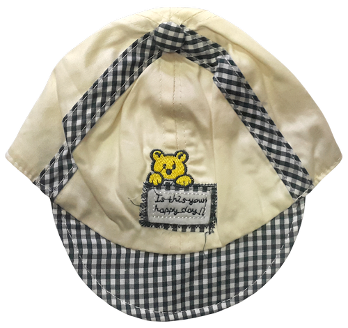 Бейсболка детская для мальчика х/б, с мишкой, с мягким козырьком 14598 Бейсболка детская для мальчика х/б, с мишкой, с мягким козырьком 14598