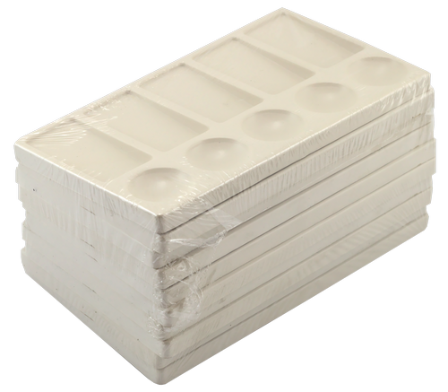 Палитра прямоугольная № 2/3 аля белая 17,5 х 23 см  AS-0019 фото 3