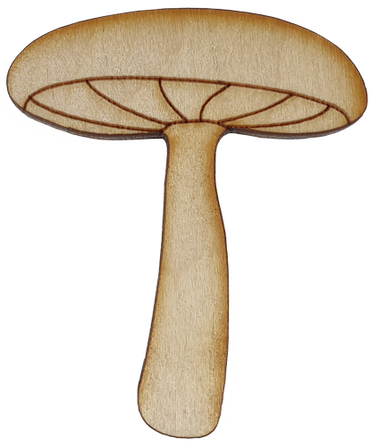 Фигурка фанерная - Гриб Опенок 5.3 см AS-4631, В-0190