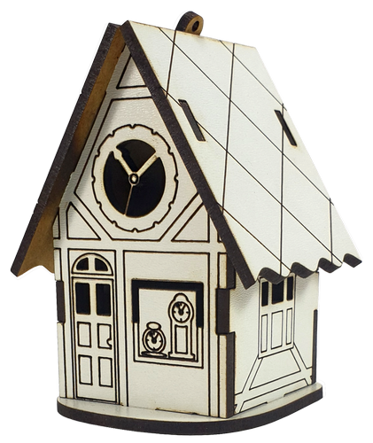 Дом № 11 сувенирный, из МДФ 6 х 6 х 10 см AS-6247, М-2084