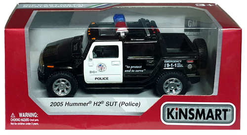 Машинка Kinsmart Hummer H2 SUТ 2005 Police  KT5097WР