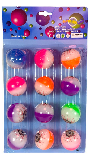 Игрушка Мяч попрыгунчик 4 см в виде глаза  08717