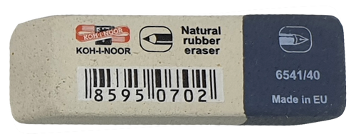 Резинка-Ластик KOH-I-NOOR SunPearl бело-серая 6541/40