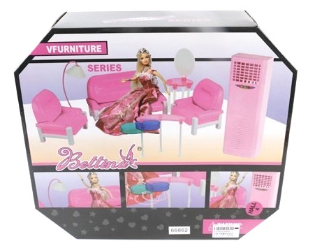 Игрушка Набор Bettina Гостиная № 2 с куклой  66862