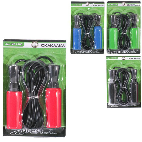 Игрушка Скакалка для фитнеса в блистере MS0186 Игрушка Скакалка для фитнеса в блистере MS0186