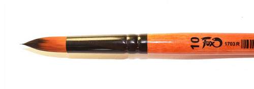 Кисть синтетика Круглая № 10 художественная Кисть синтетика Круглая № 10 художественная