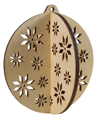 Новогоднее украшение Шарик с ромбами 3D 10 см AS-4256, F-0134