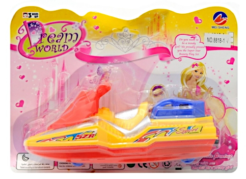 Игрушка Катер 19 см  8818-1