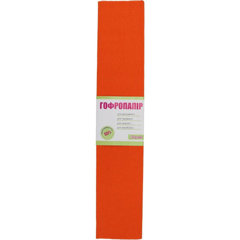 Бумага гофрированная 1 Вероесня оранжевая 55 % 26,4 г 50 х 200 701517 Бумага гофрированная 1 Вероесня оранжевая 55 % 26,4 г 50 х 200 701517