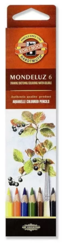 Карандаши акварельные K-I-N Mondeluz 6 цветов 3715