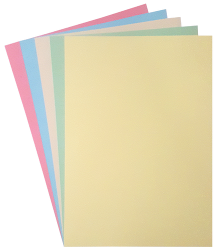 Картон цветной с двух сторон Атлас № 2 пастель 5 листов AS-0547