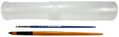 Пенал для кистей, пластиковый раздвигающийся тубус d = 55 мм L = 205 - 330 мм AS-0244, К-4013м фото 2