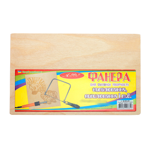 Фанера для выпиливания и выжигания А 5 - 6 мм 225 х 147 мм AS-0704, В-06-A5