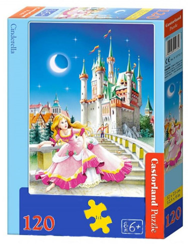 Игрушка Пазлы 120 Castorland 32 х 23 см Золушка  В-12213
