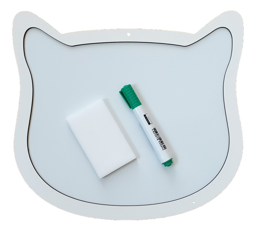 Доска Магнитная сухостираемая с рамкой из МДФ 33х30см Морда кота AS-7026 Доска Магнитная сухостираемая с рамкой из МДФ 33х30см Морда кота AS-7026