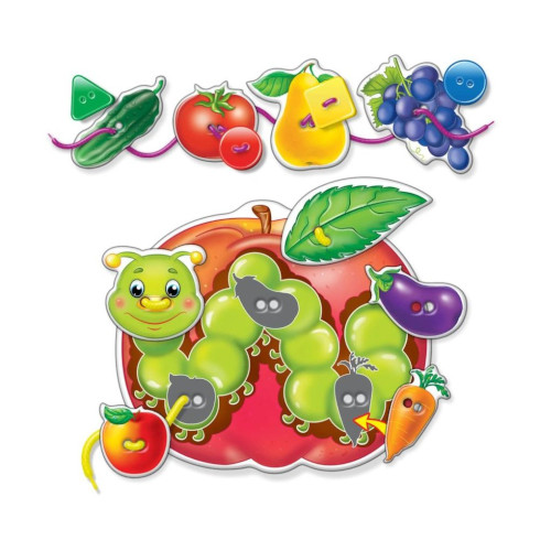 Игрушка Шнуровка Фрукты-Овощи  VT1307-12