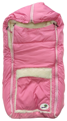 Конверт для новорожденного, для девочки, в коляску Flav, с натуральным мехом 12919