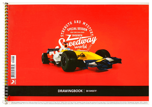 Альбом для рисования спираль Школярик Star 30 л PB-SC-030-***