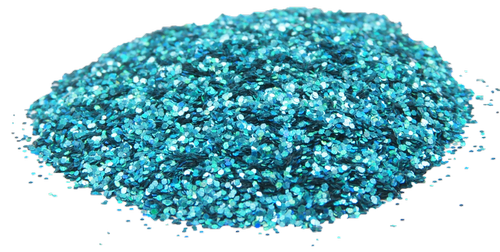 Блестки (Глиттер) большие Голографические Атлас 3 гр - Бирюза AS-2451 фото 2