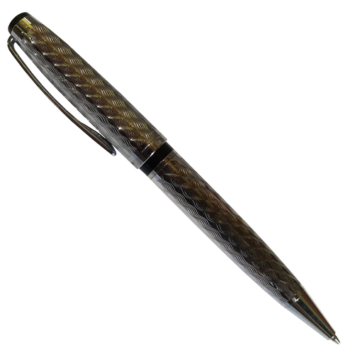 Ручка шариковая De Cambr BP HH114 стальная, в волну 05338