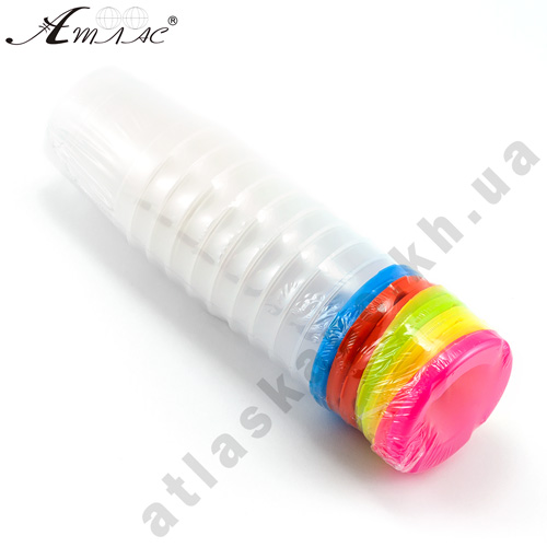 Стакан-непроливайка со штрих-кодом 7,6 х 7,6 х 7,6 см AS-0022, К-9020 фото 2