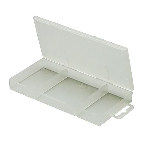 Коробка маленькая прозрачная на 1 отделение 62*35мм  AS-0209