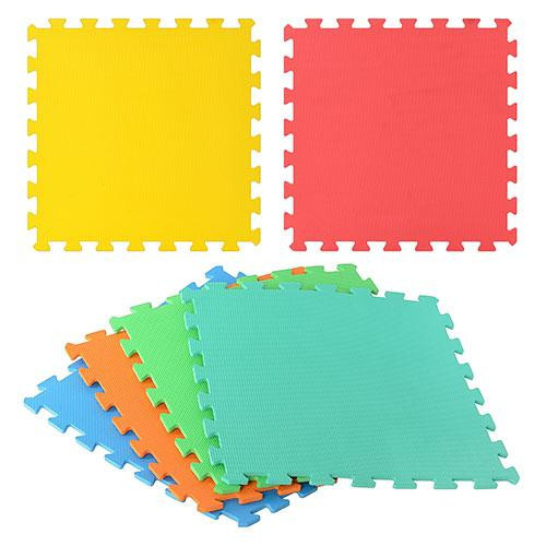Игрушка Коврик Пазлы мягкий Мат большой 6 шт 52 х 52 см  2095