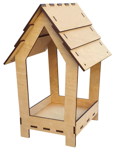 Кормушка № 11 Беседка 18 х 17 х 26 см AS-4306