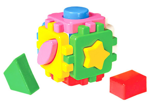 Игрушка Кубик сортер 10 см Технок  1943, 1882 фото 2